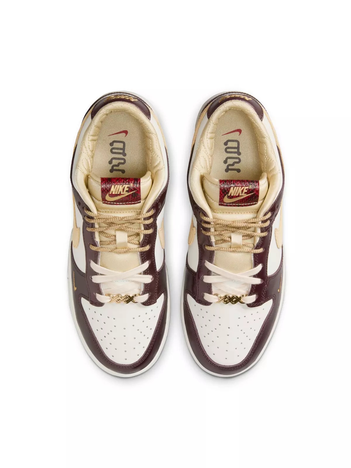Dunk Low LX "Sail/Team Gold/Burgundy Crush" Women's Shoe - 6