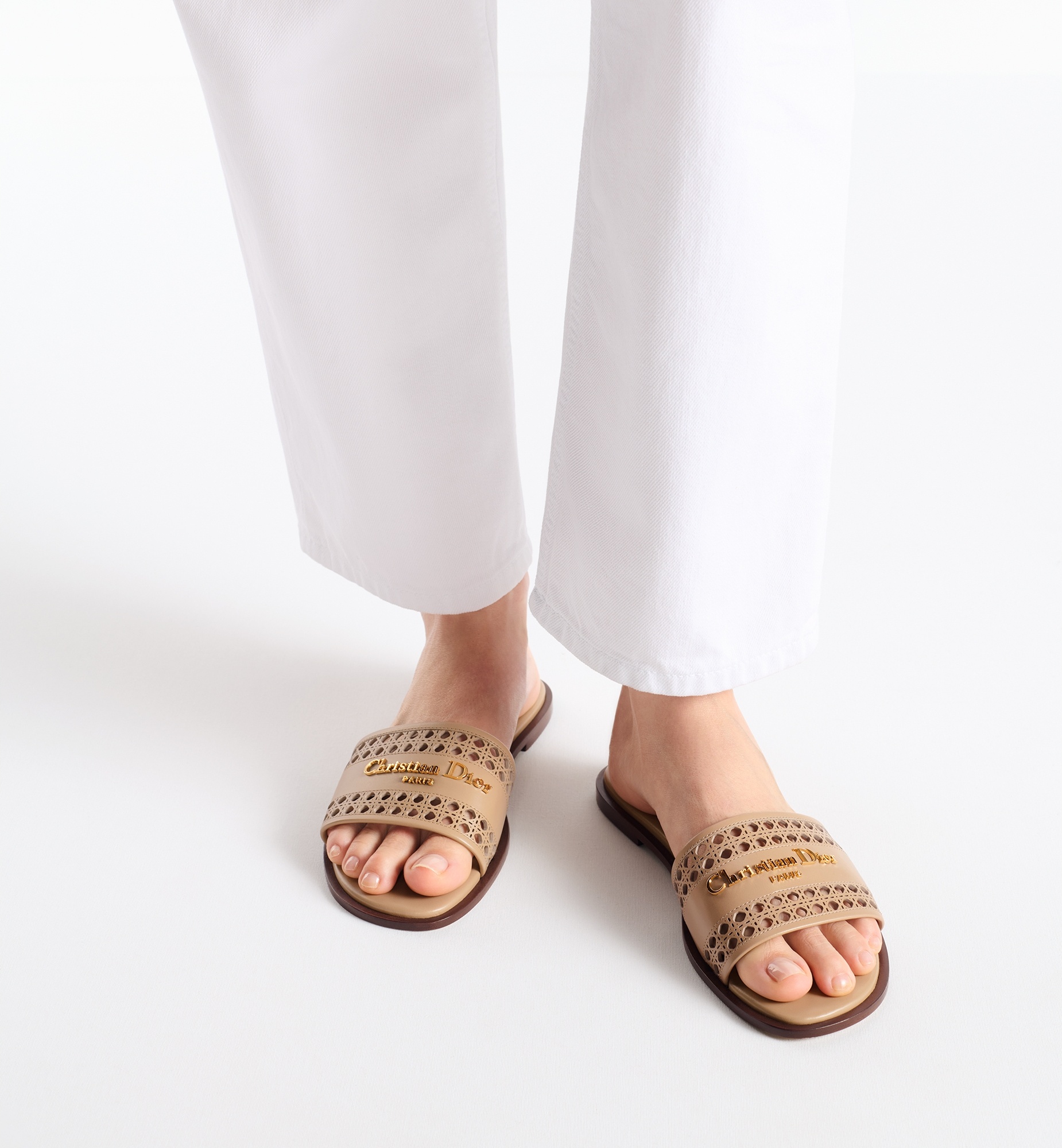 【アイコニックなスタイル♪】DIOR Dioriviera D-Lane スライド Dior D-Lane Slide | REVERSIBLE