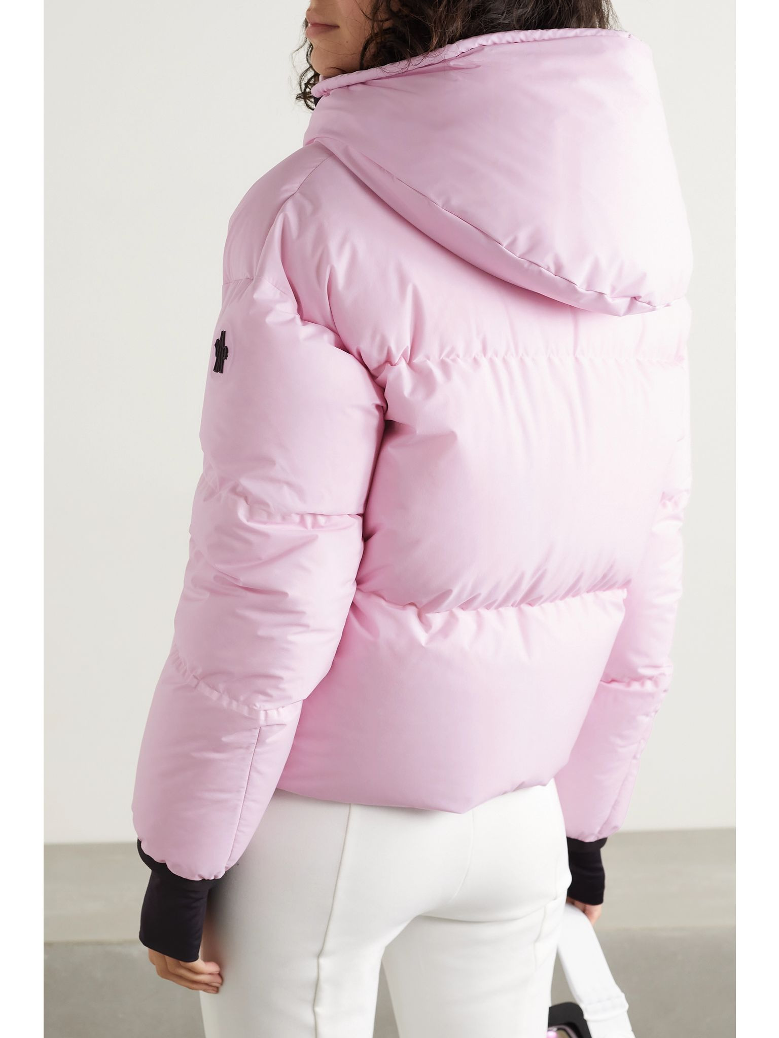 Allesaz stretch-trimmed quilted shell down jacket Pink - 4