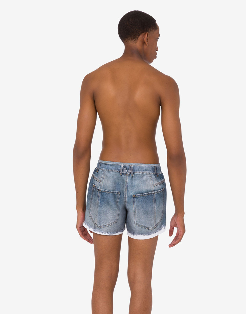 Moschino PRINTED NYLON SWIM BOXERS outlook