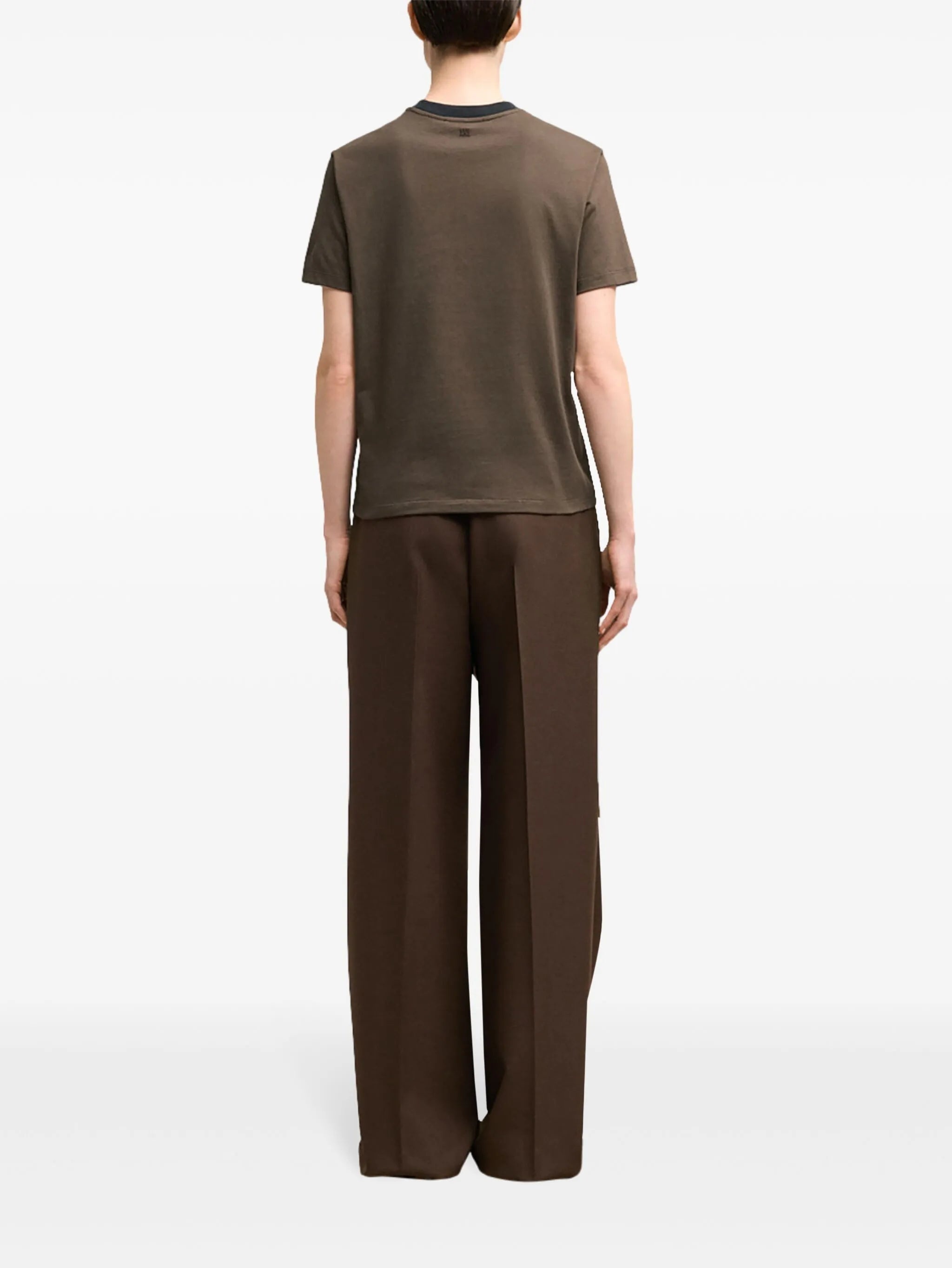 Ami Logo Print Organic Cotton T-shirt - 4
