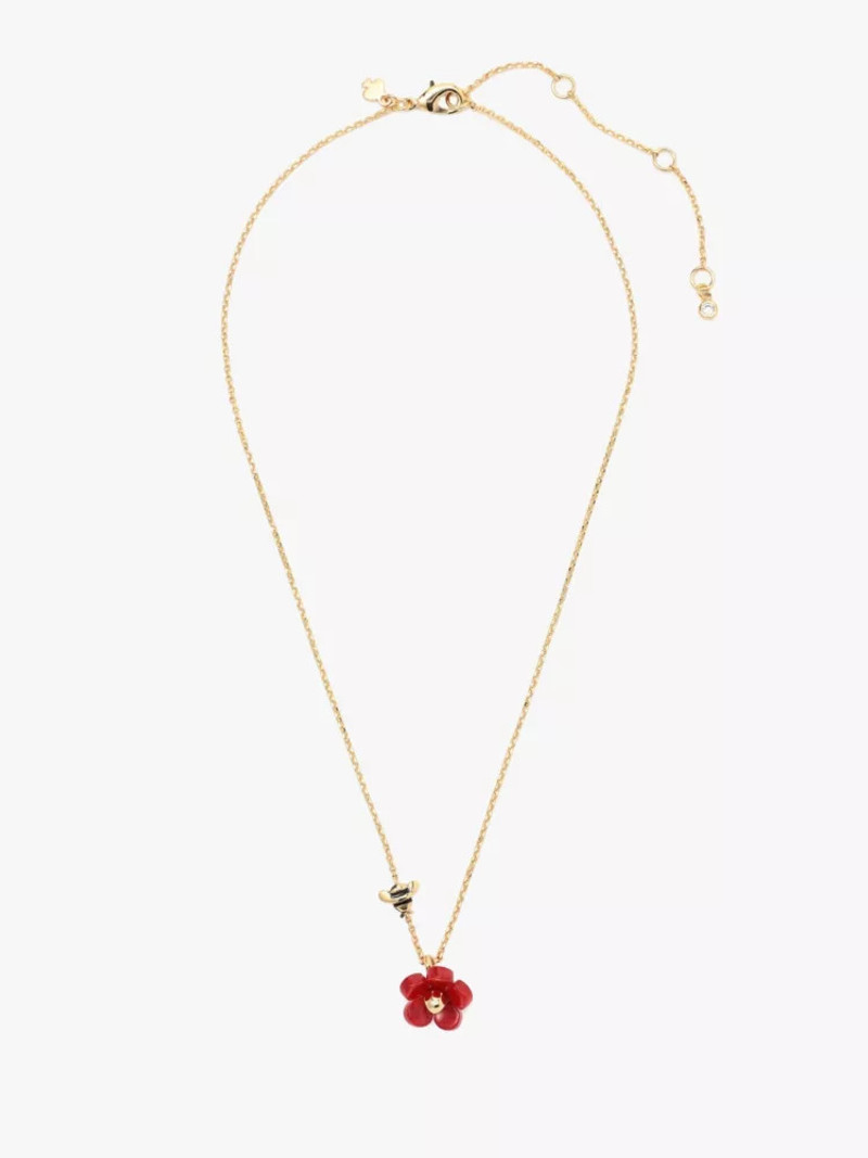 kate spade Summer Daze Flower Pendant outlook