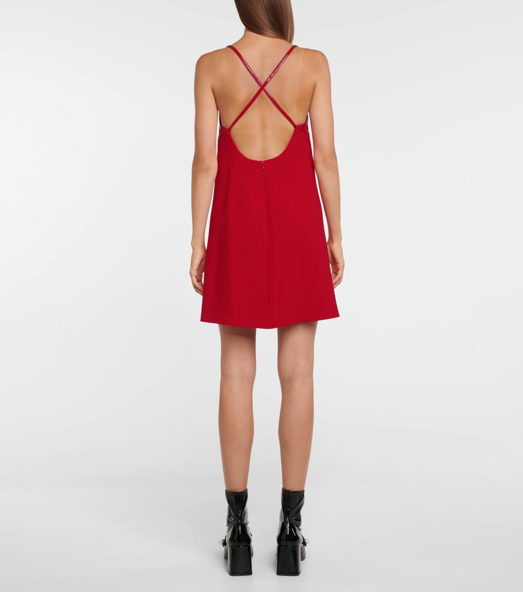 Sleeveless cady mini dress - 3