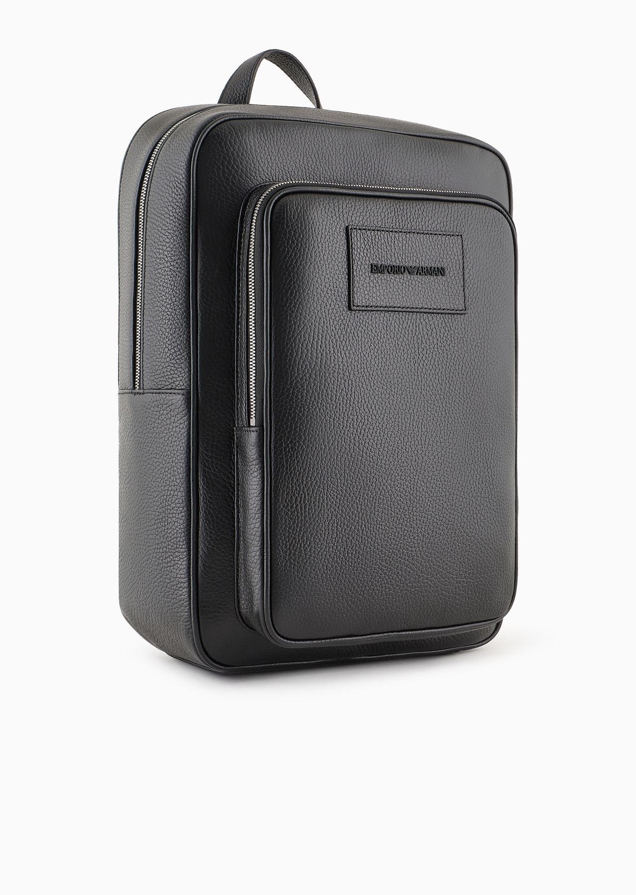 Tumbled-leather backpack with laptop compartment - 2