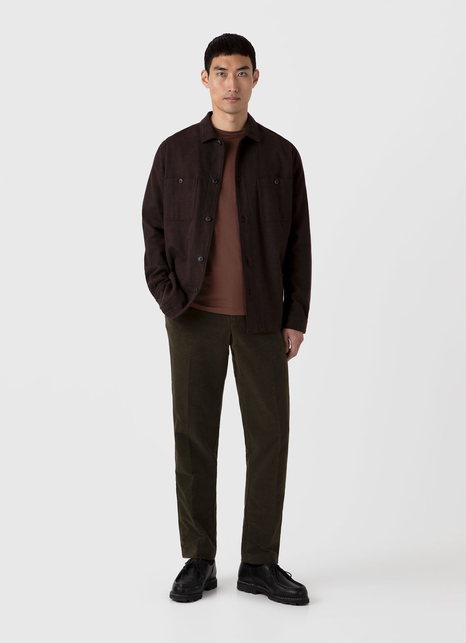 Herringbone Overshirt - 3