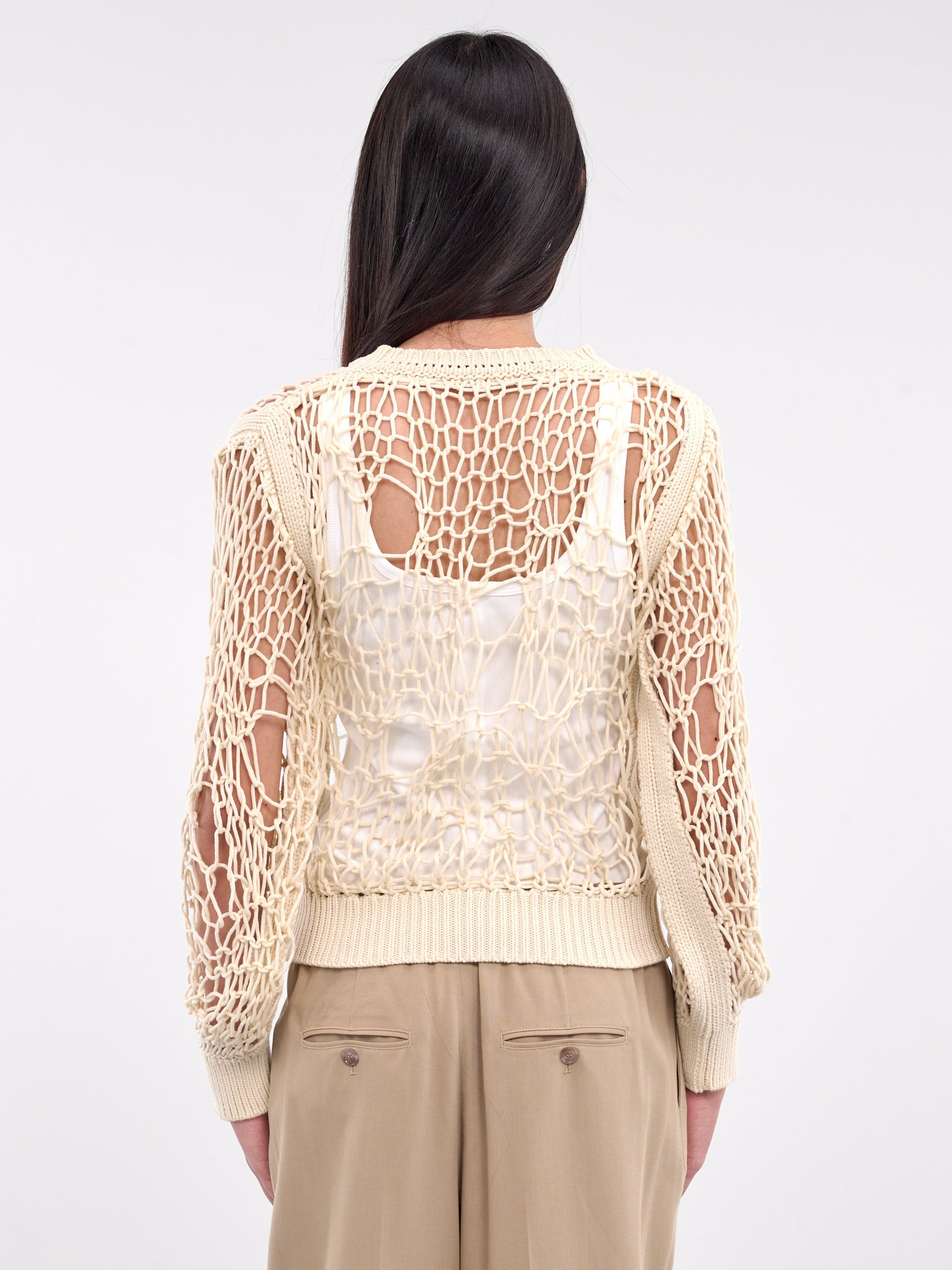 Open Knit Sweater - 3