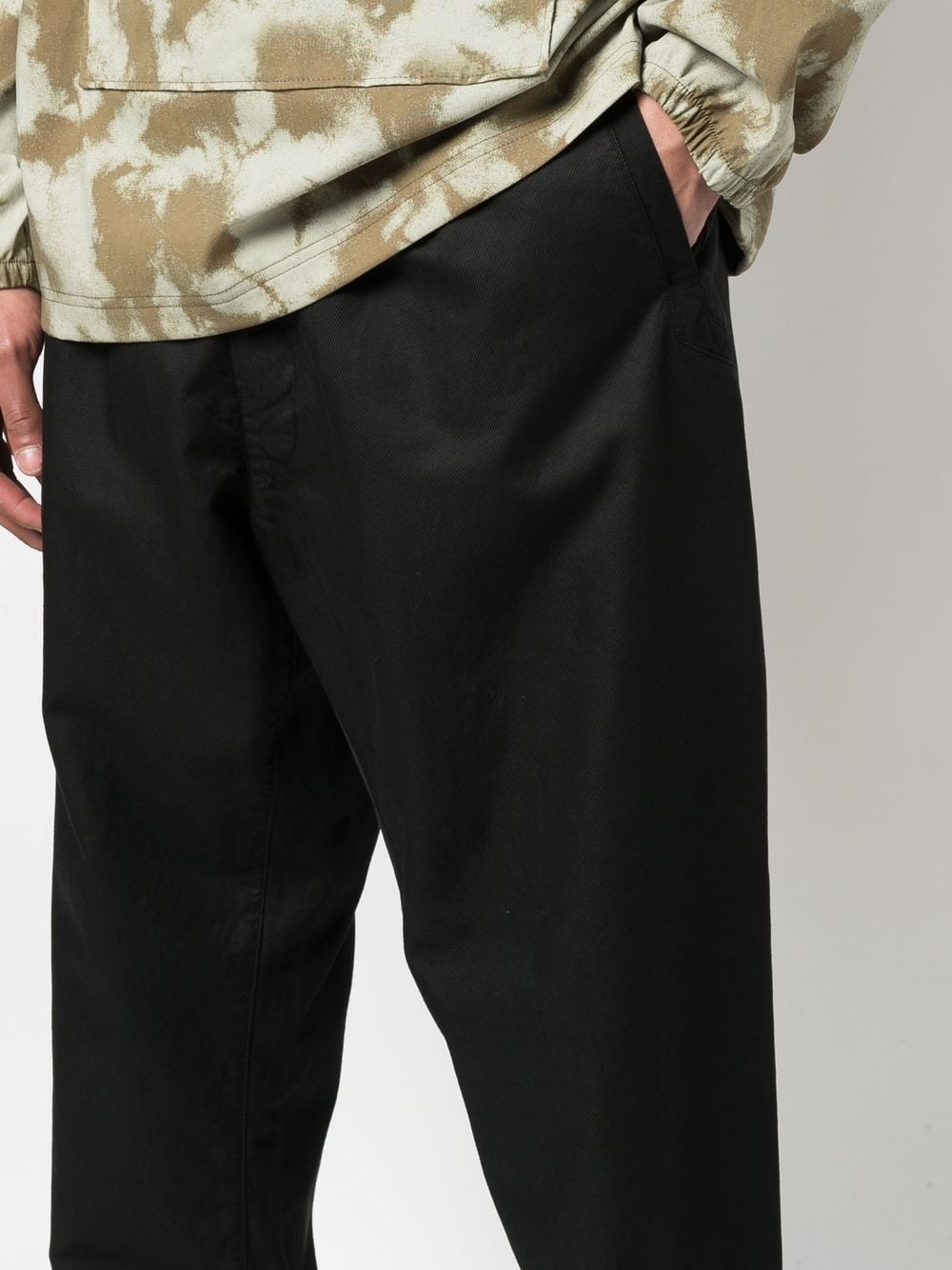 drop-crotch wide-leg trousers - 5