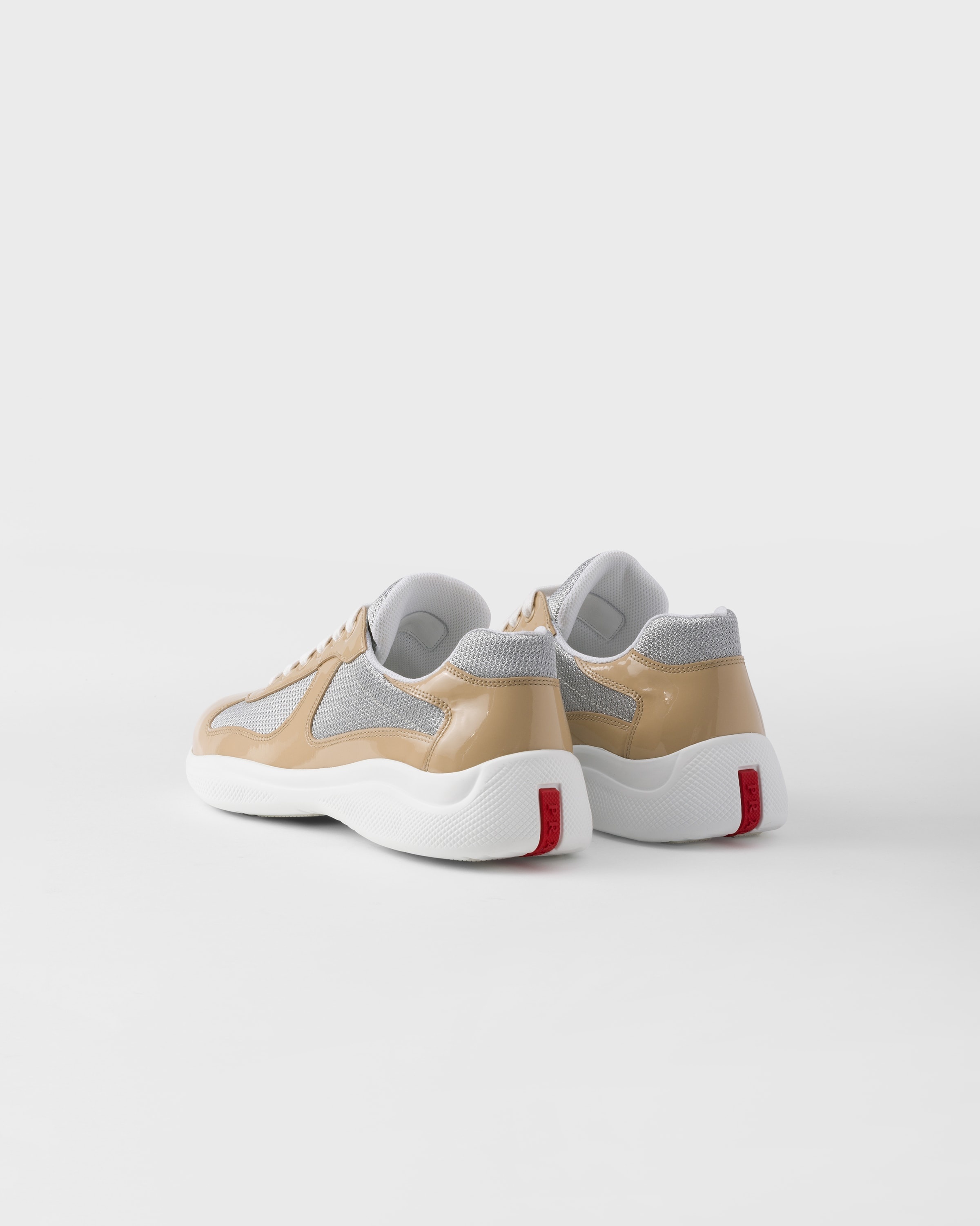 Patent leather and technical fabric Prada America's Cup sneakers - 4