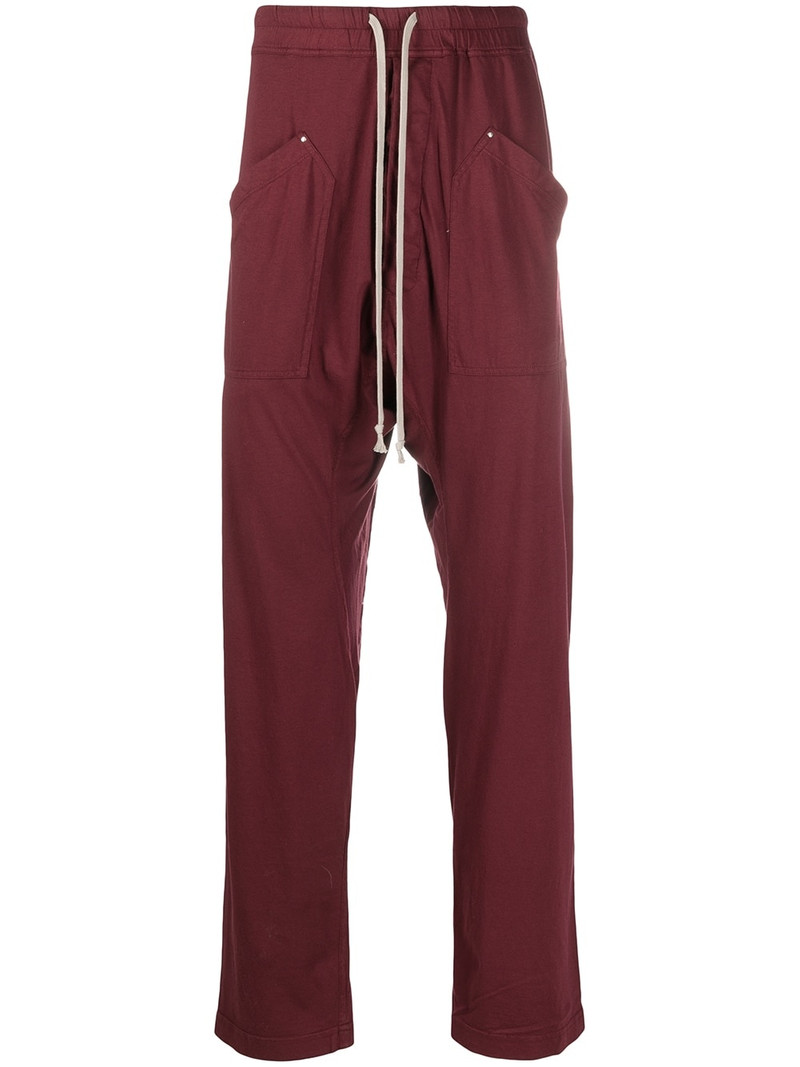 drop-crotch track trousers 1