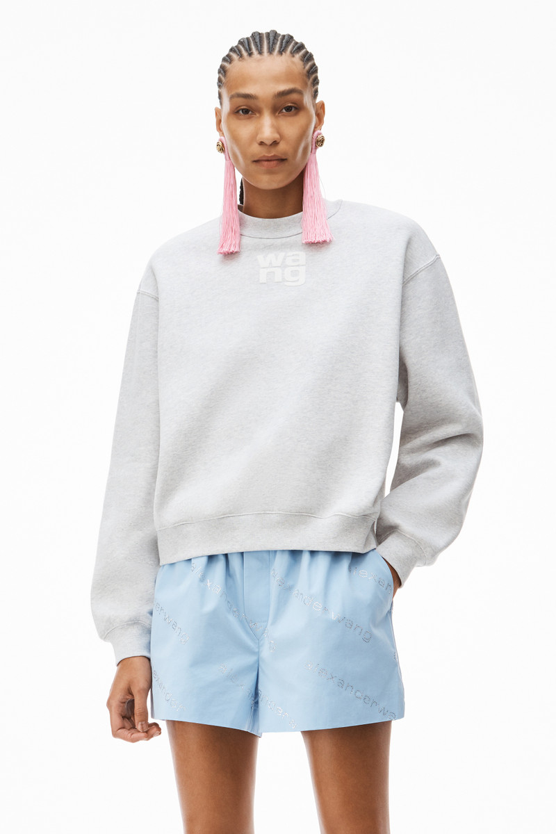 PUFF LOGO SWEATSHIRT IN STRUCTURED TERRY 2