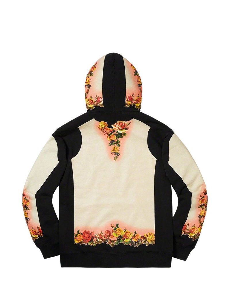 Supreme 대 x 장 Paul Gaultier 꽃 프린트 후드 스웨터 'White Black Yellow'SUP-SS19-776 outlook