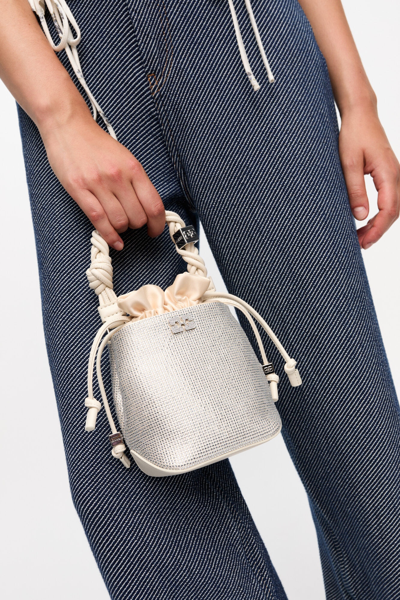 OFF-WHITE MINI GANNI BOU BUCKET BAG - 3