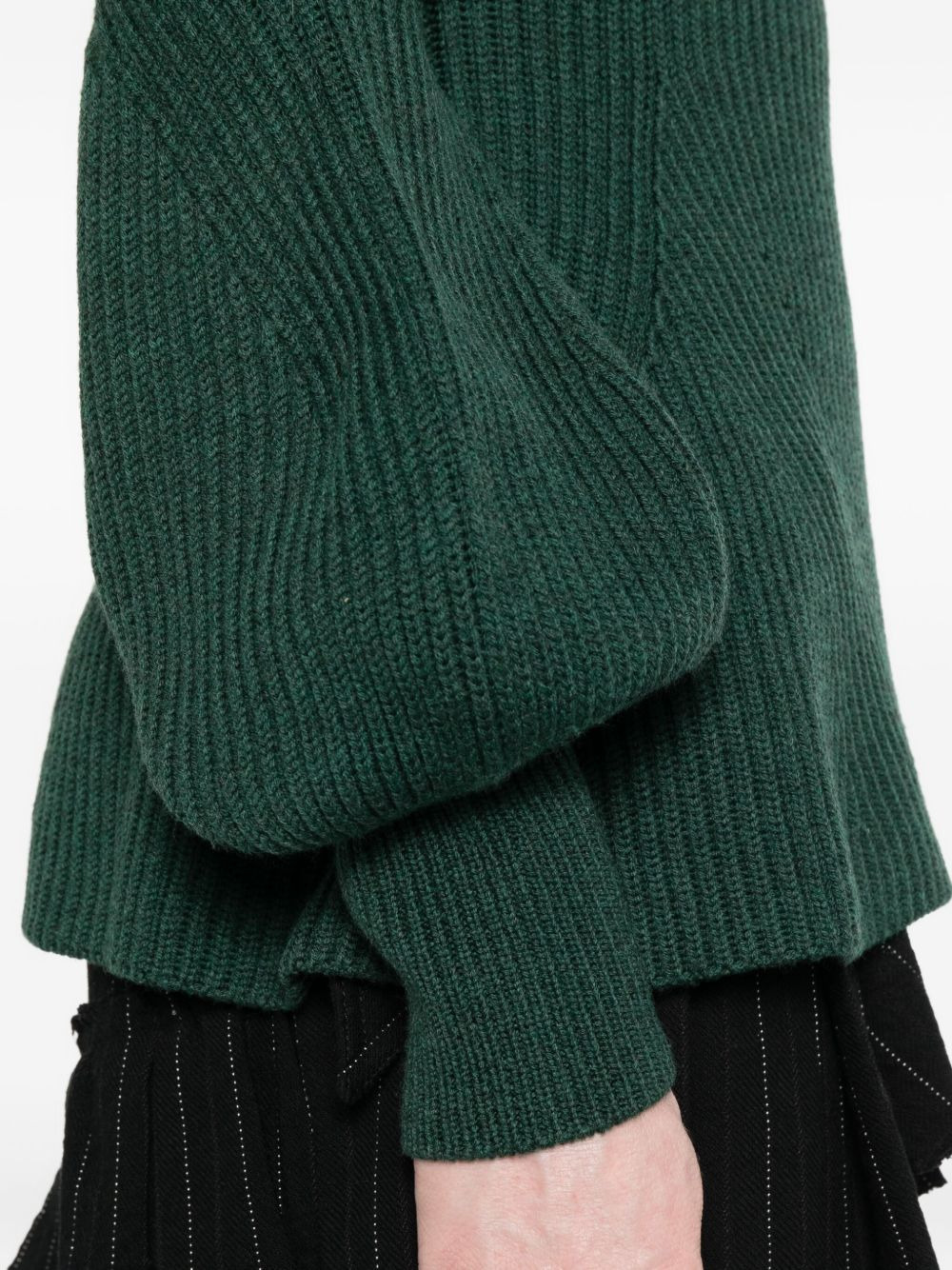Hypnotic ribbed sweater - 5