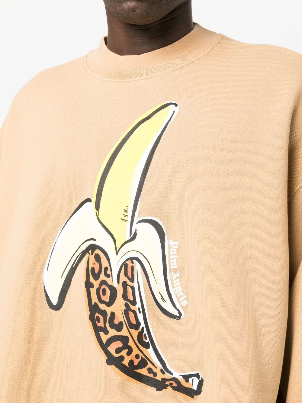 leopard banana print sweatshirt - 5