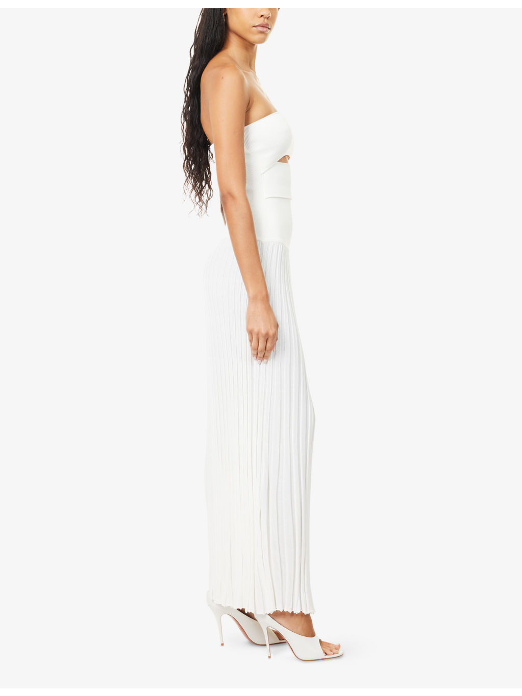 Slashed Knit Sunray Maxi Dress - 3