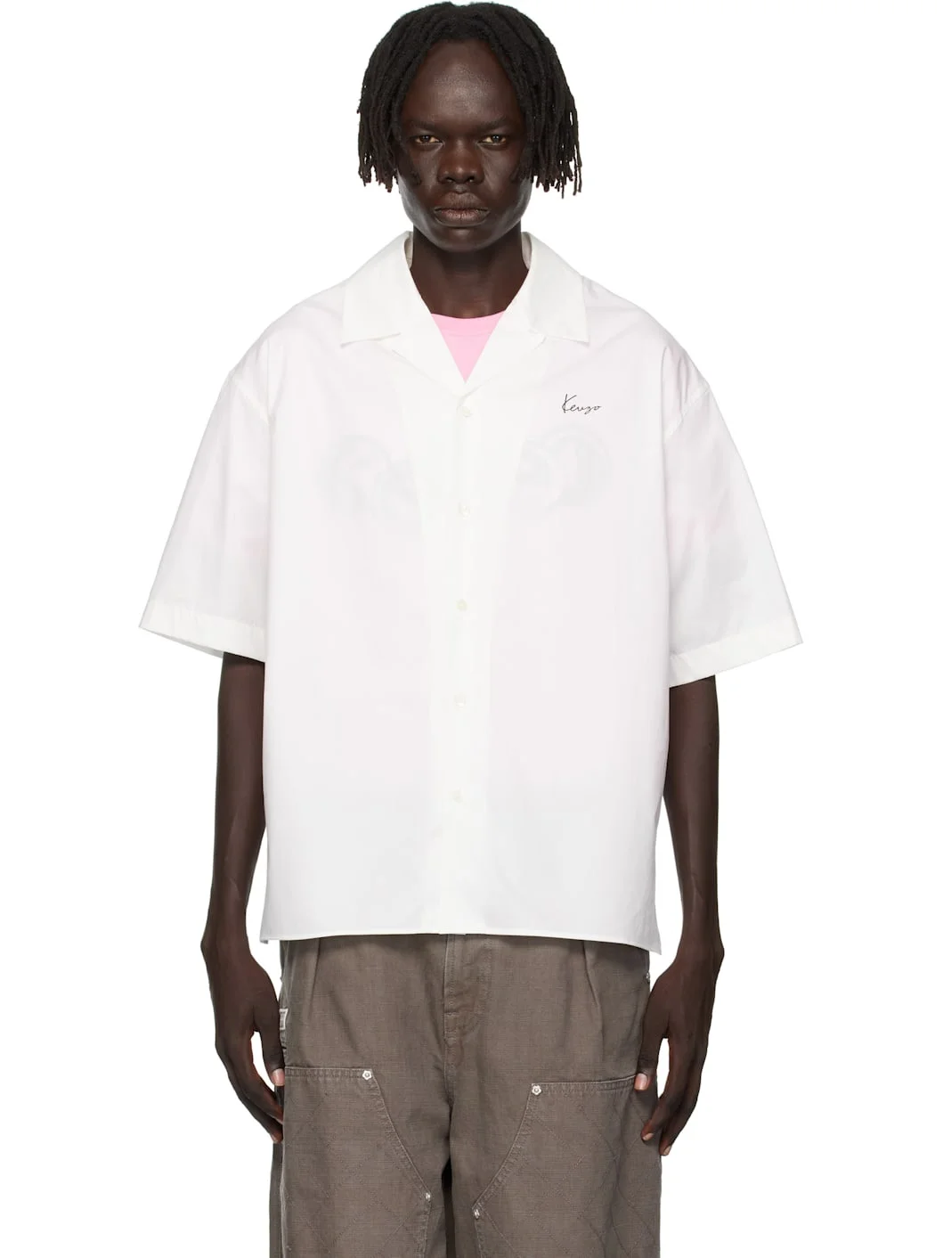 White Kenzo Paris 'KENZO Archive Bouquet' Shirt - 1