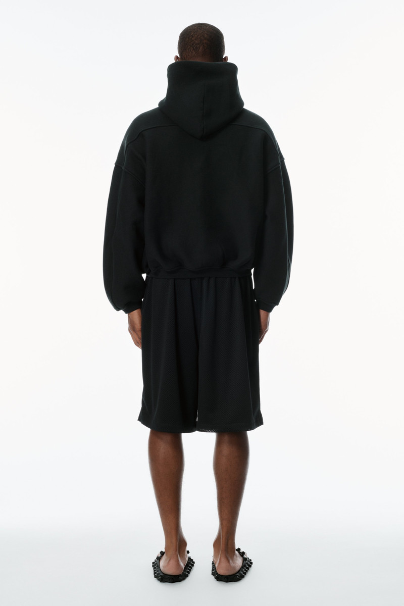 STAR ZIP UP HOODIE IN DENSE FLEECE 4