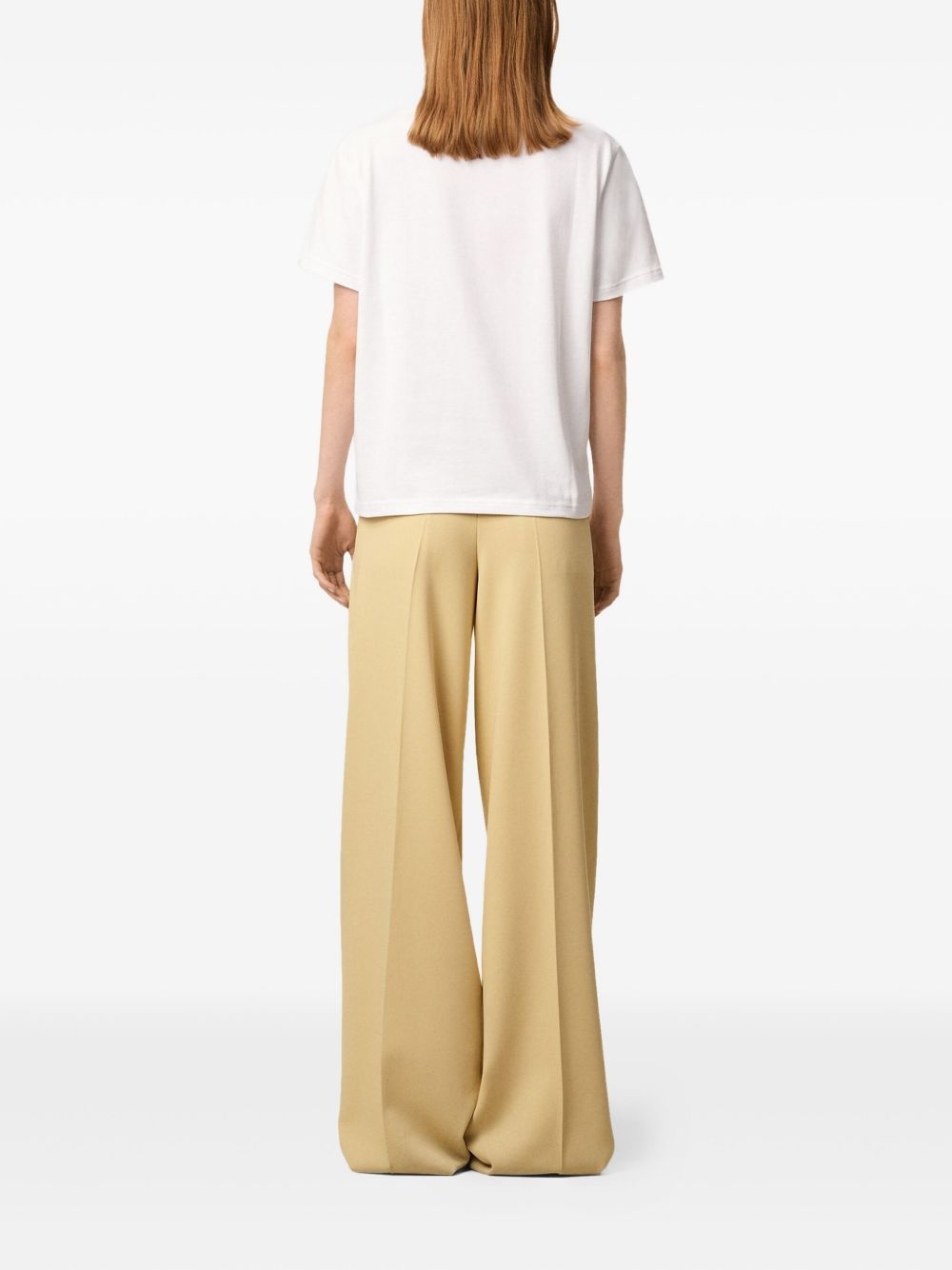 Ami de Coeur-motif organic cotton T-shirt - 4
