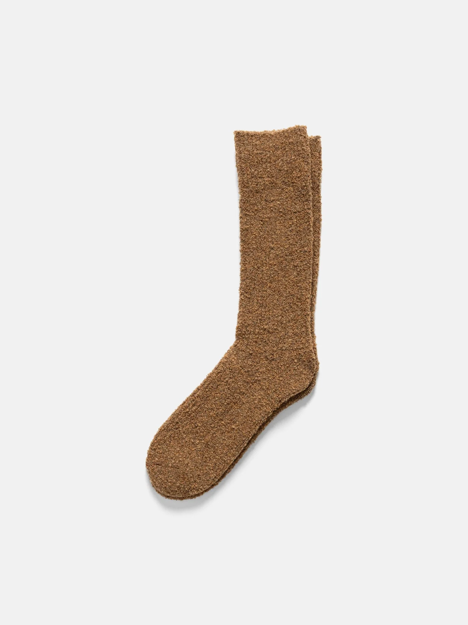 R1636 Merino Boucle Socks Camel - 1