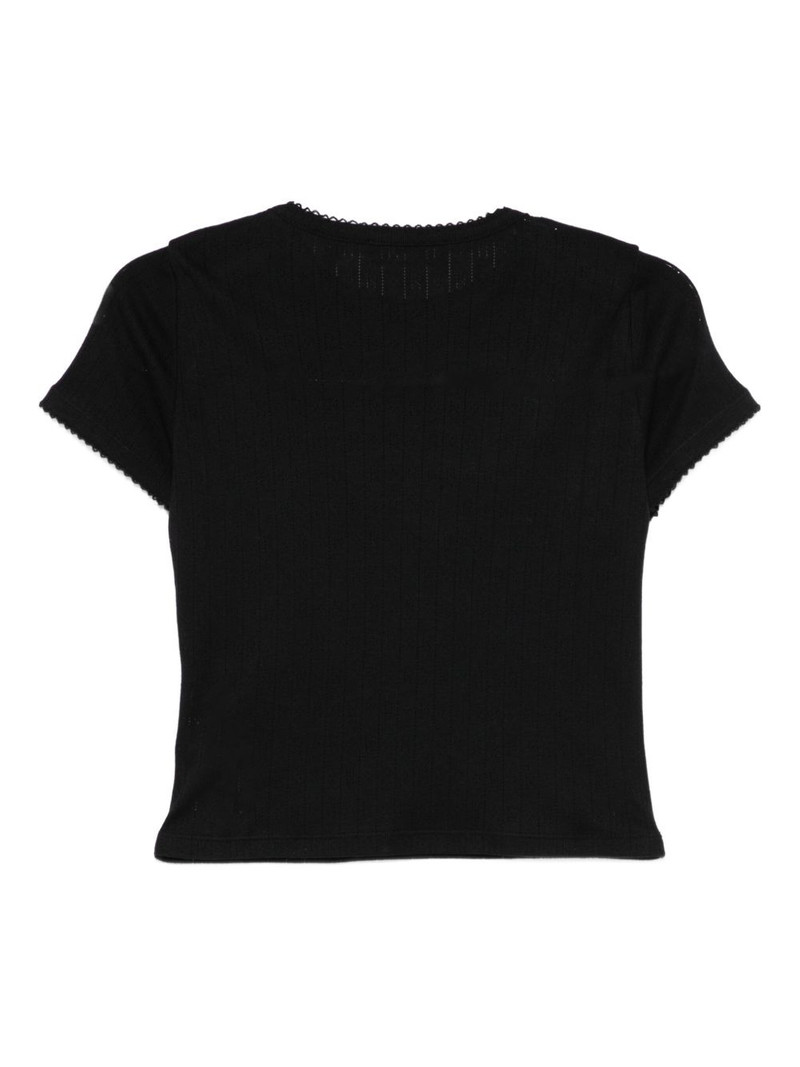 ROTATE pointelle T-shirt outlook