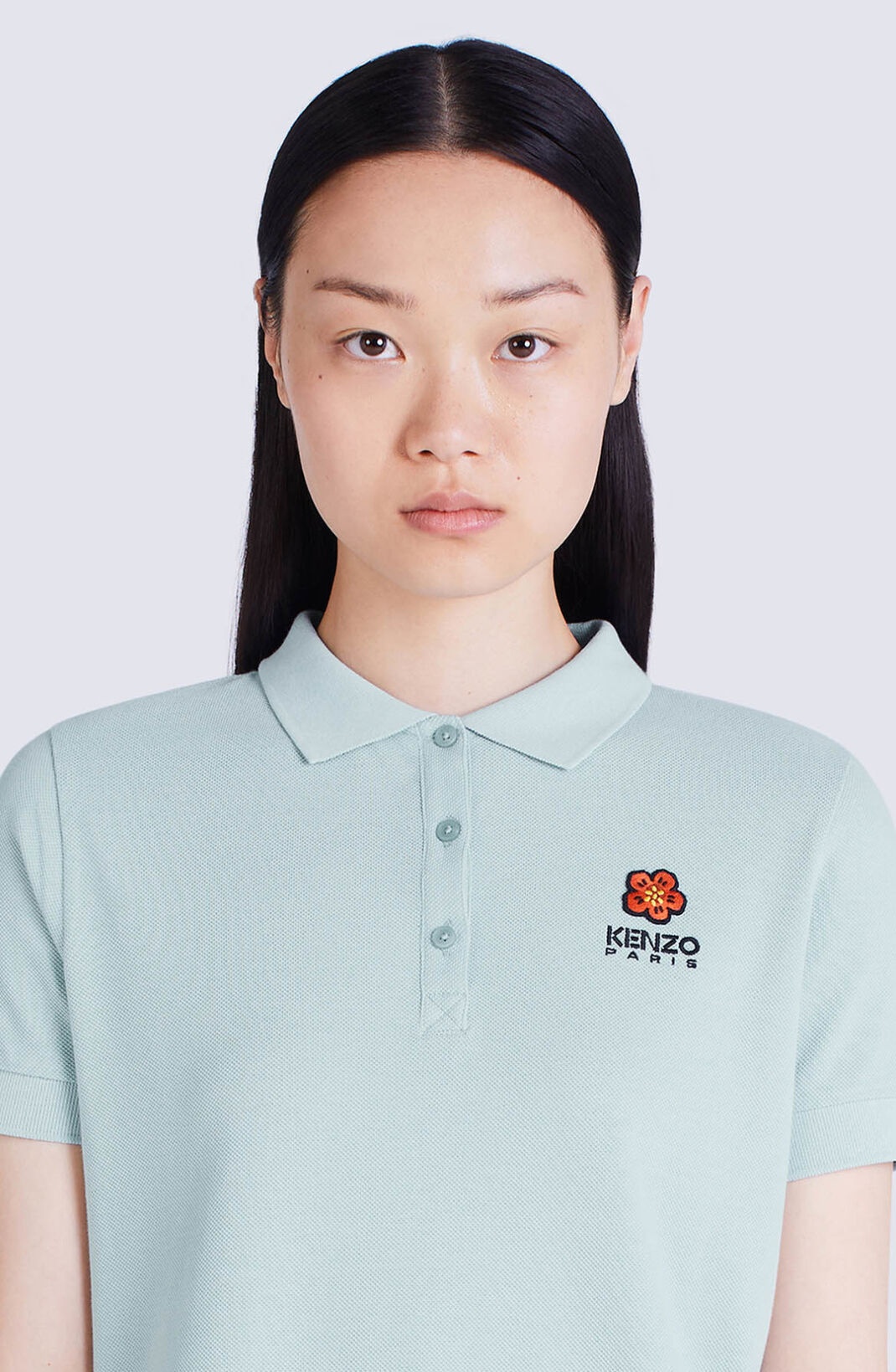 'BOKE FLOWER' crest polo dress - 5