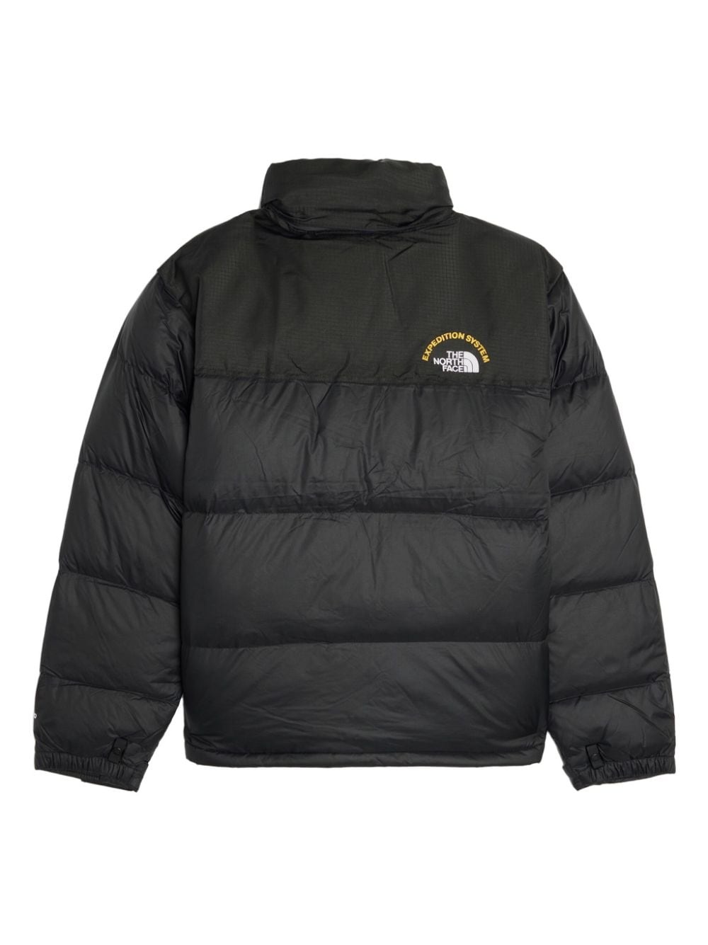 logo-print padded jacket - 4