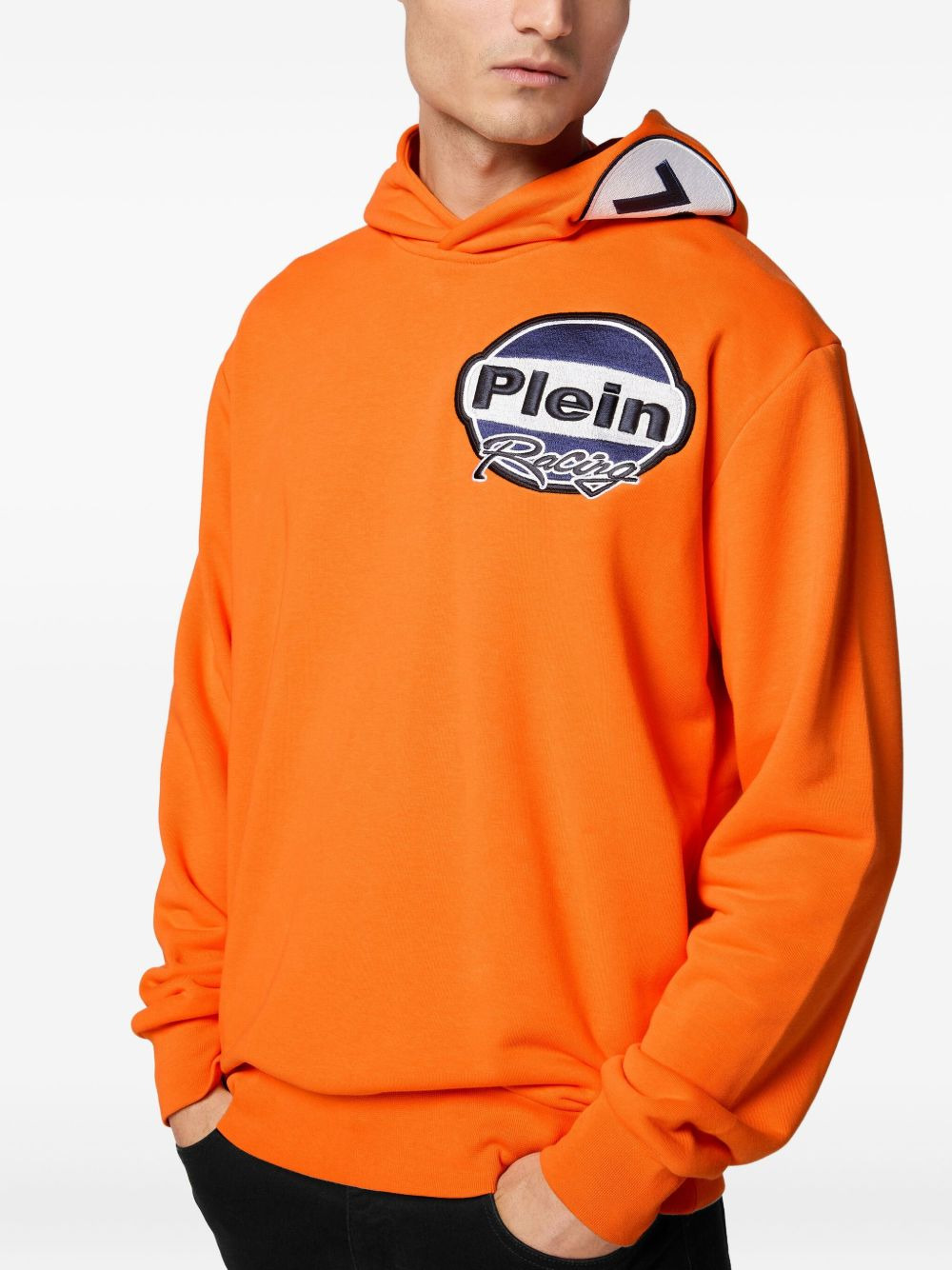 racing-car patch hoodie - 4