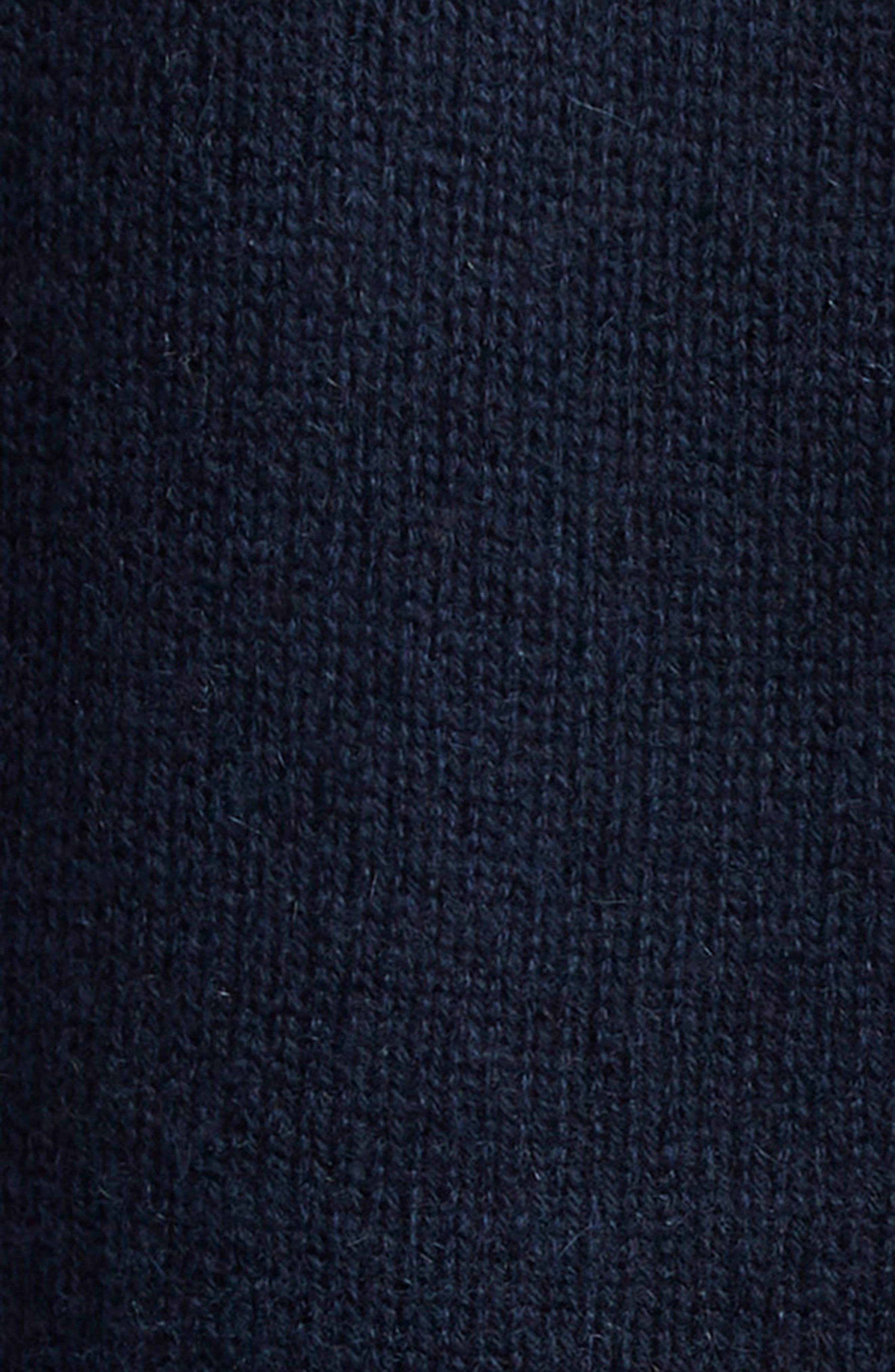 Veronica Beard Mazzy Turtleneck Sleeveless Cashmere Sweater in Navy at Nordstrom - 6