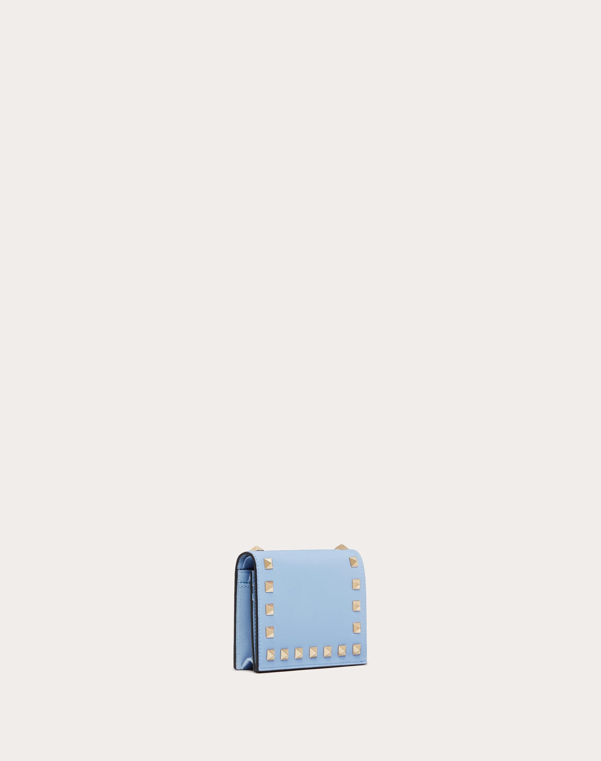 SMALL ROCKSTUD CALFSKIN WALLET - 4