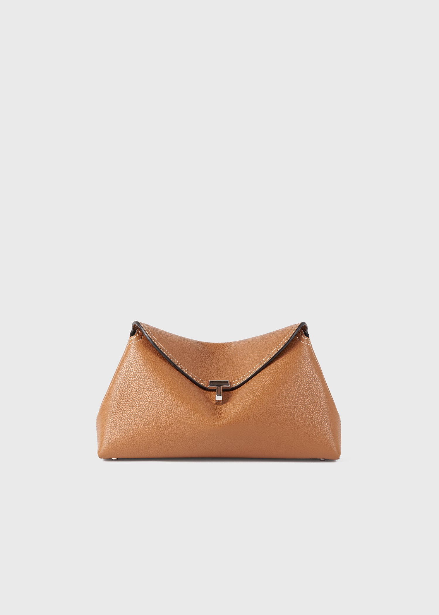 T-Lock clutch tan grain - 8