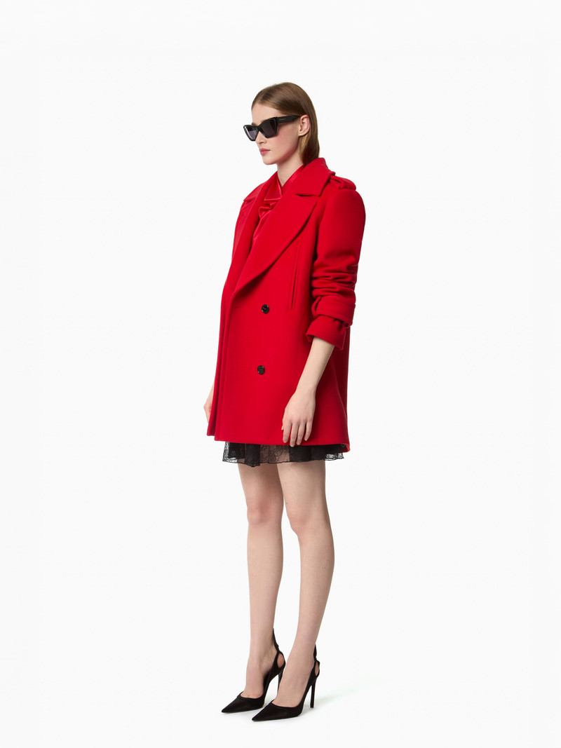 NINA RICCI Cashmere And Wool Peacoat outlook