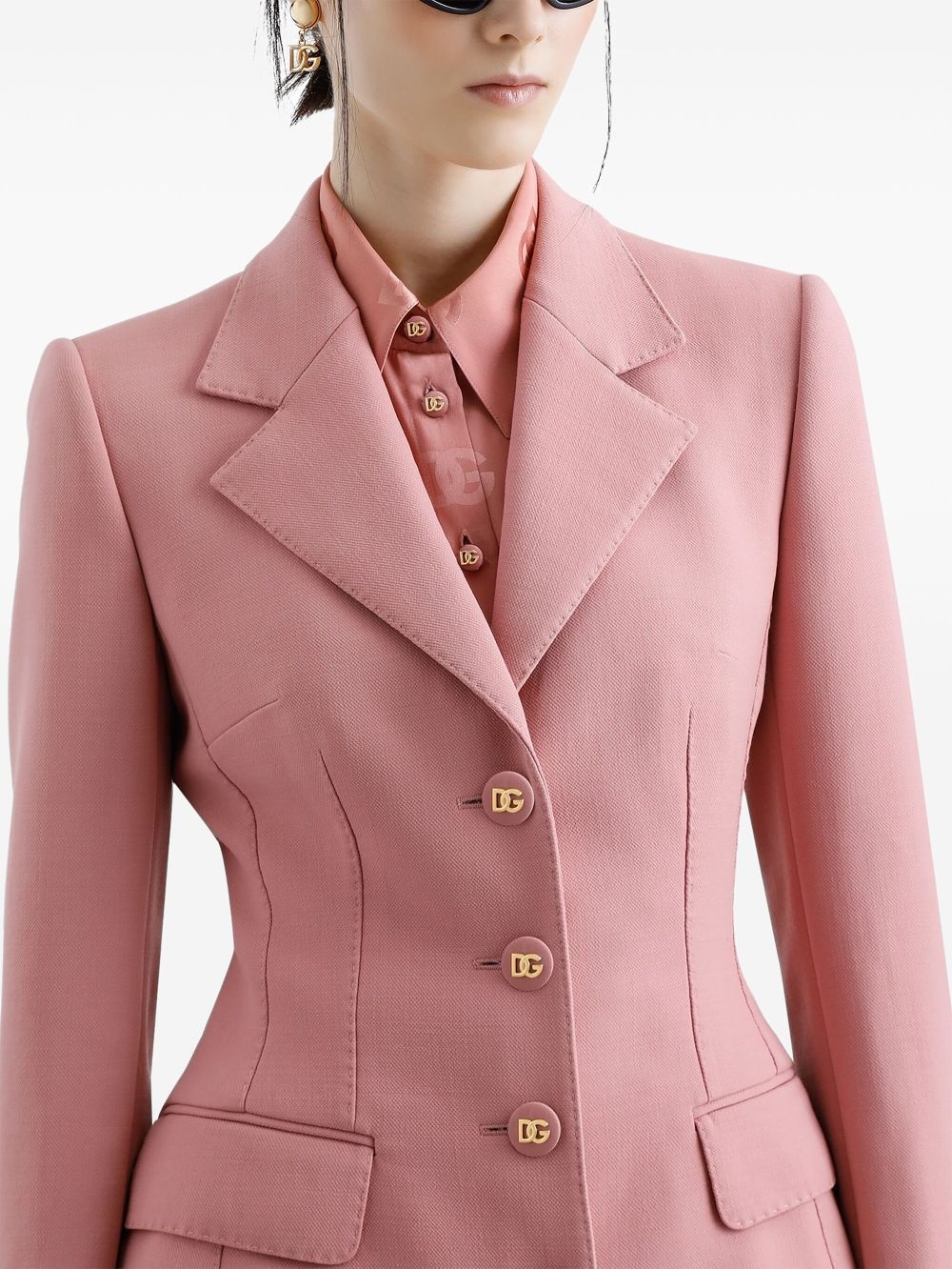 single-breasted blazer - 6