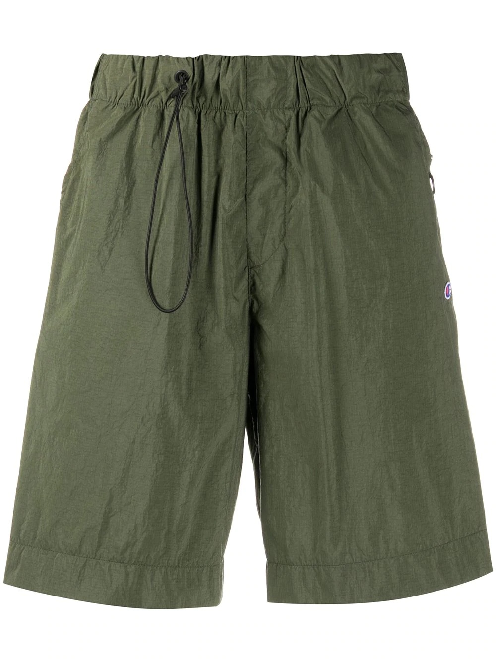 drawstring waist bermuda shorts - 1