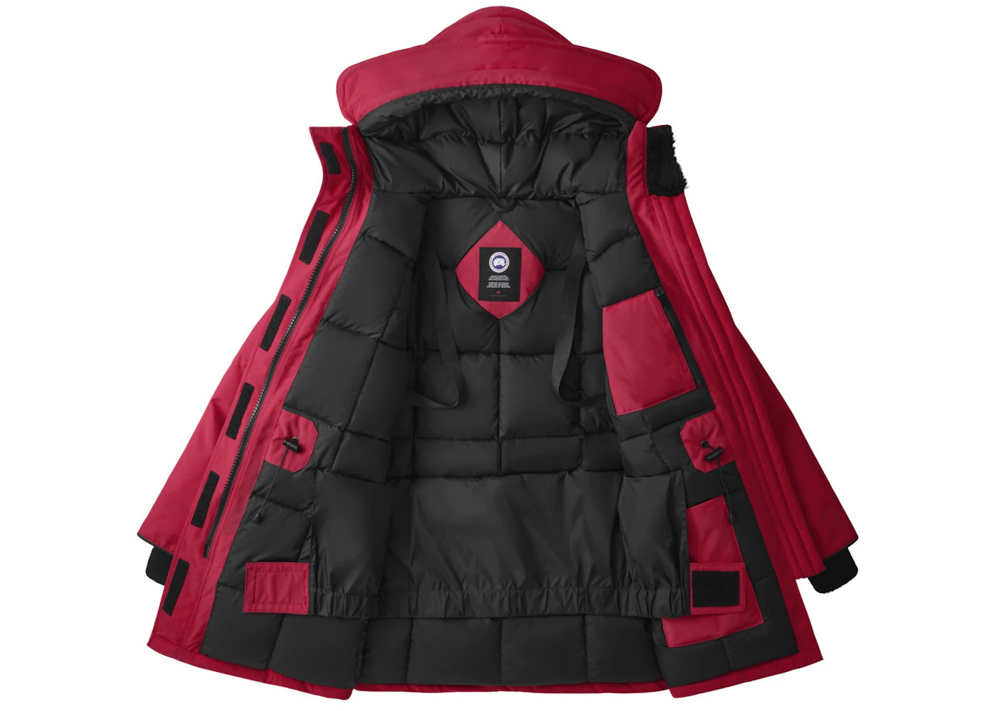 Canada Goose Women's Expedition Heritage Parka Jacket (Classic Fit) Red - 2