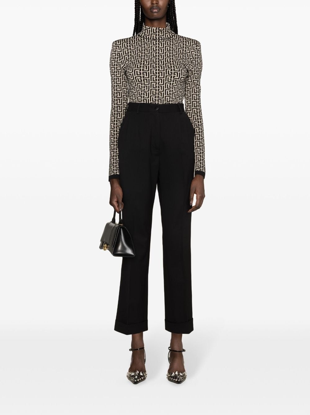 tailored virgin wool trousers - 2