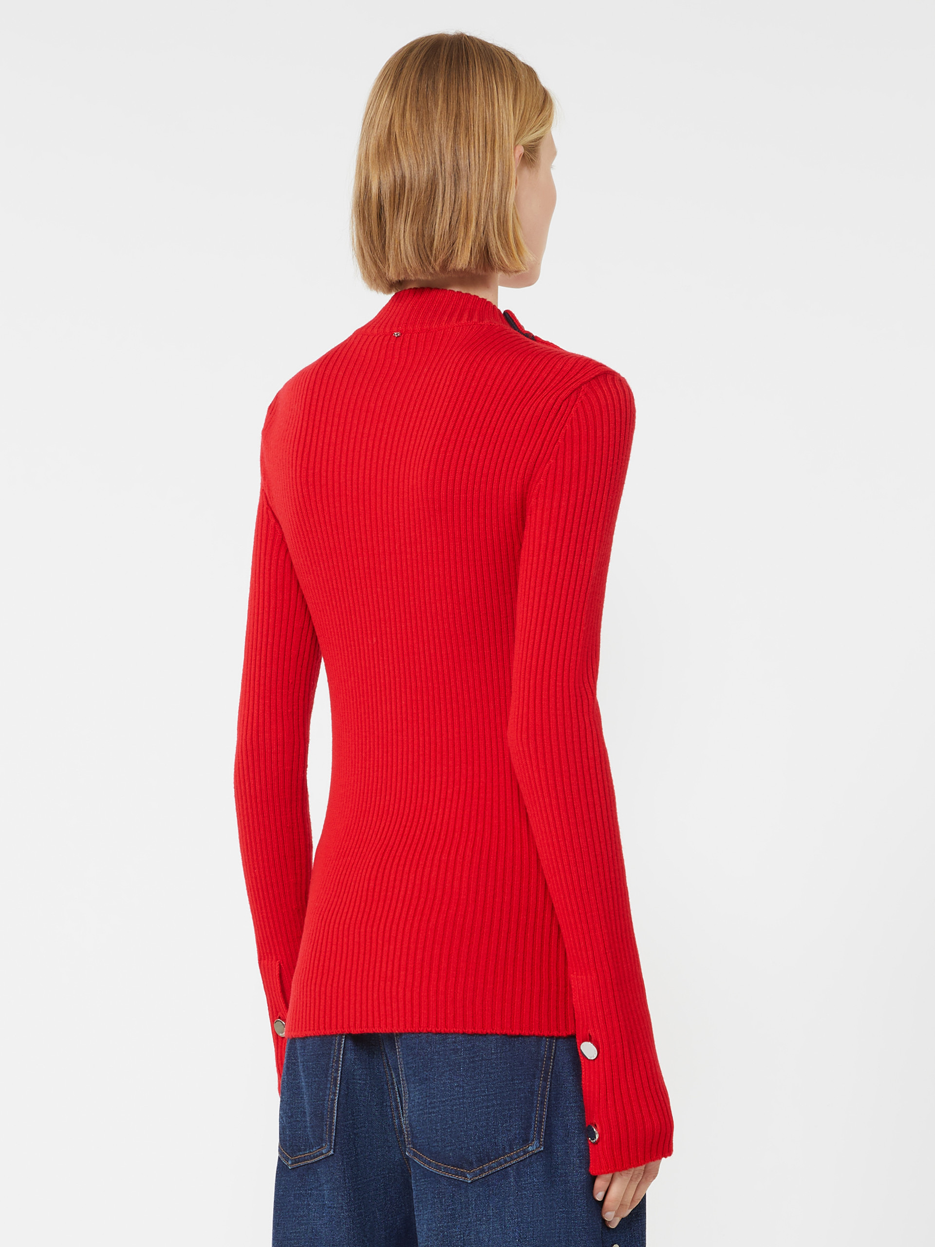 RENANIA Fitted jumper with buttons - 4