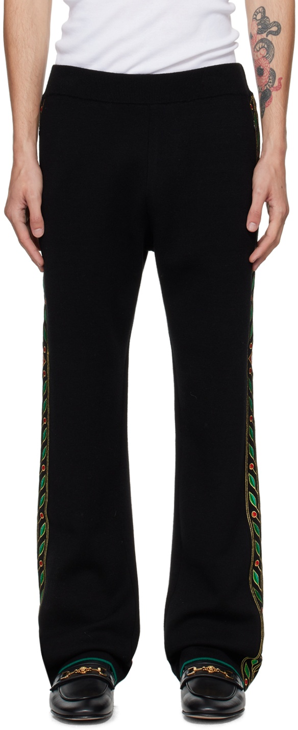 Black Laurel Trousers - 1