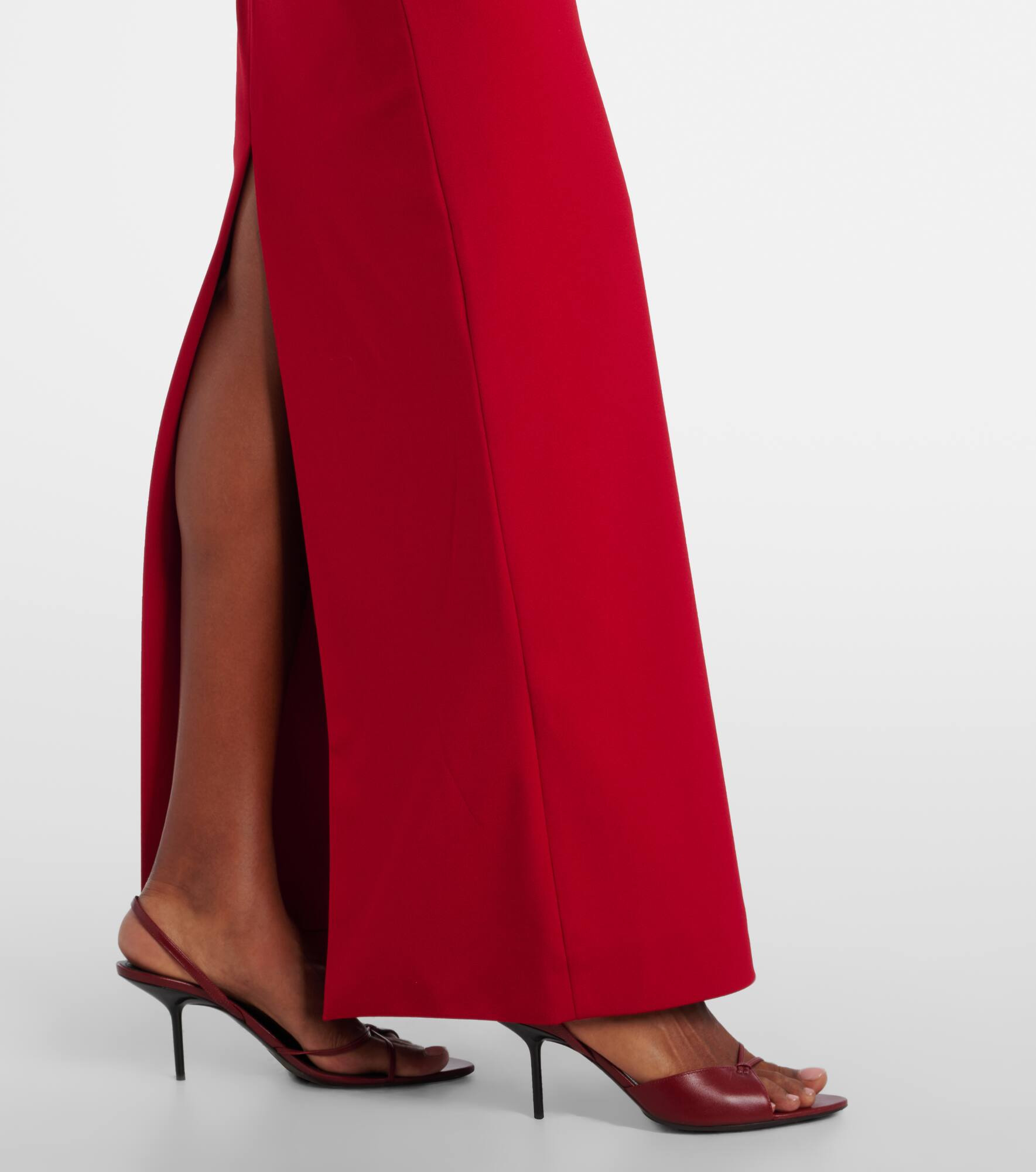 Lang crêpe maxi dress - 5