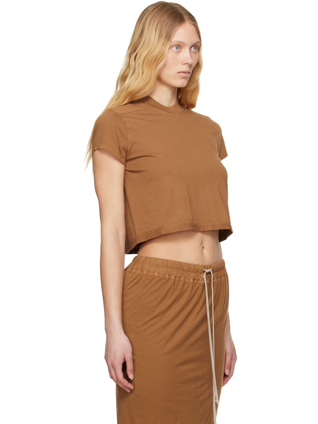 Orange Hollywood Cropped Small Level T-shirt - 2
