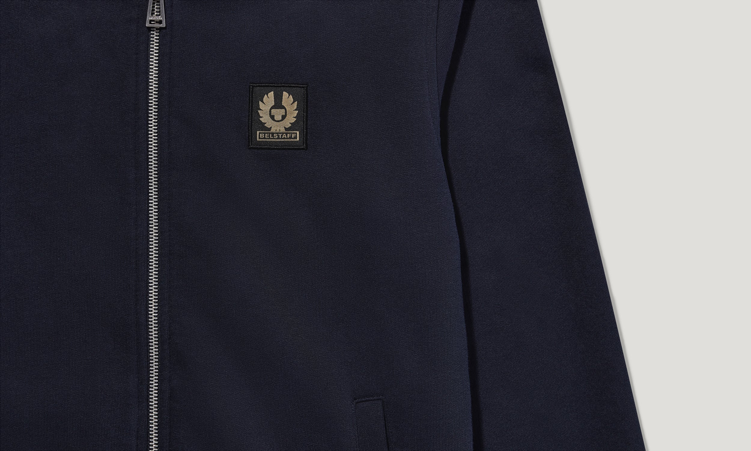 BELSTAFF FULL ZIP SWEATSHIRT - 6
