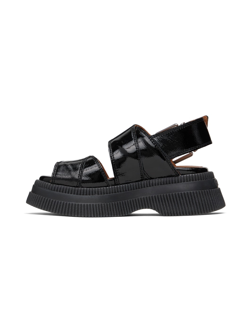 Black Platform Sandals - 3