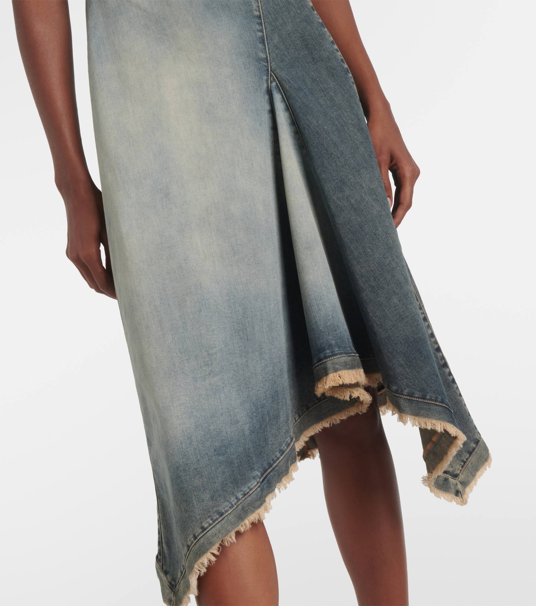 Denim midi dress - 5