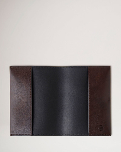 Mulberry Passport Slip Dark Chocolate Two-Tone Leather outlook