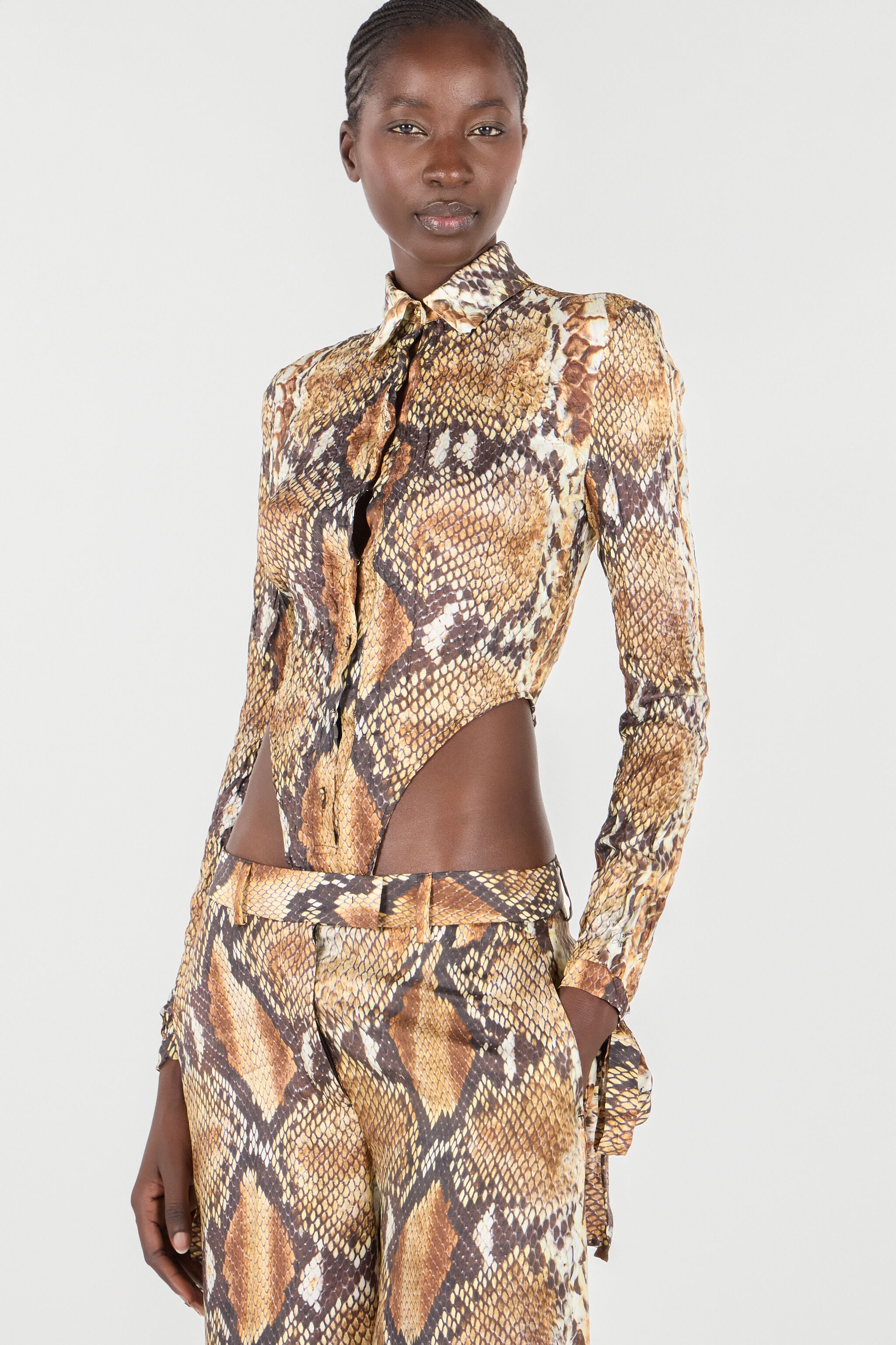 Python Print Shirt Bodysuit - 6