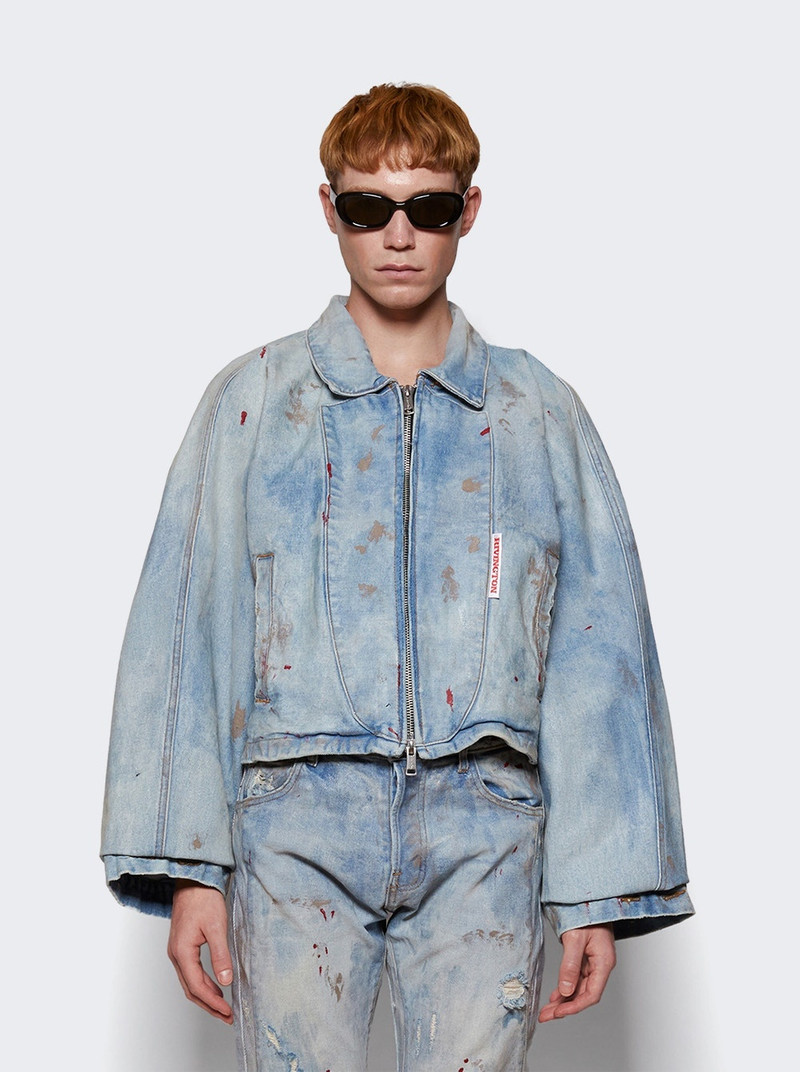 Painted Rose Trucker 3 Denim Jacket Indigo 3