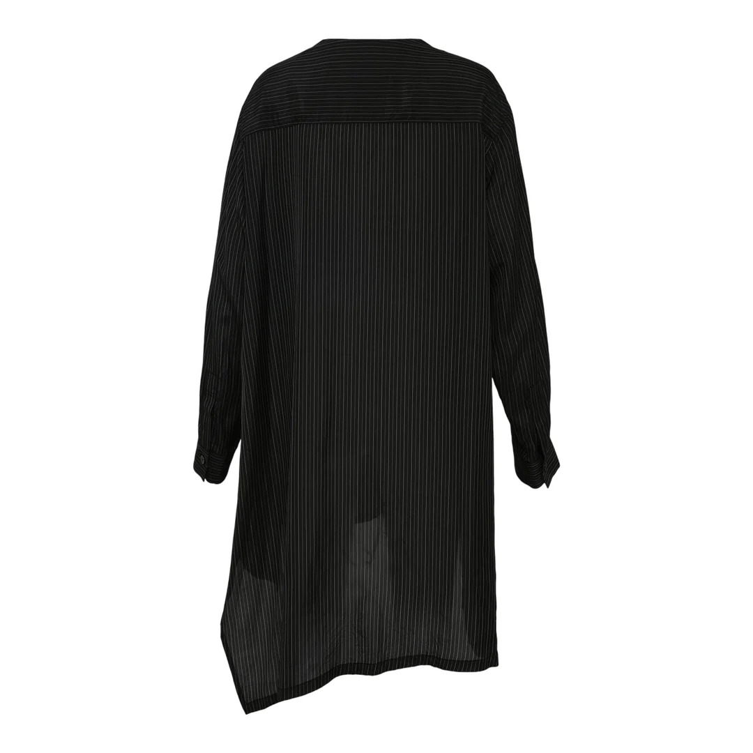 Pintuck Asymmetery Blouse - 2