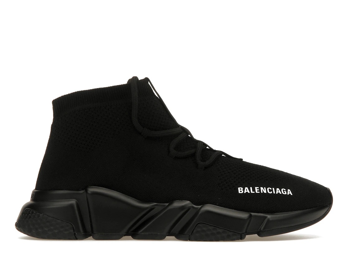 Balenciaga Speed Trainer Lace Up Black - 1