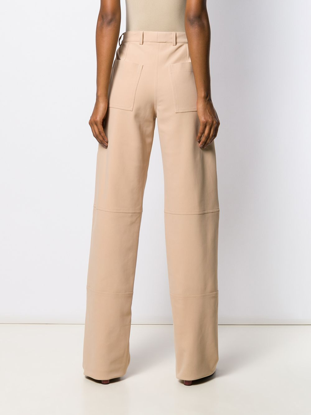 long wide-leg trousers - 4