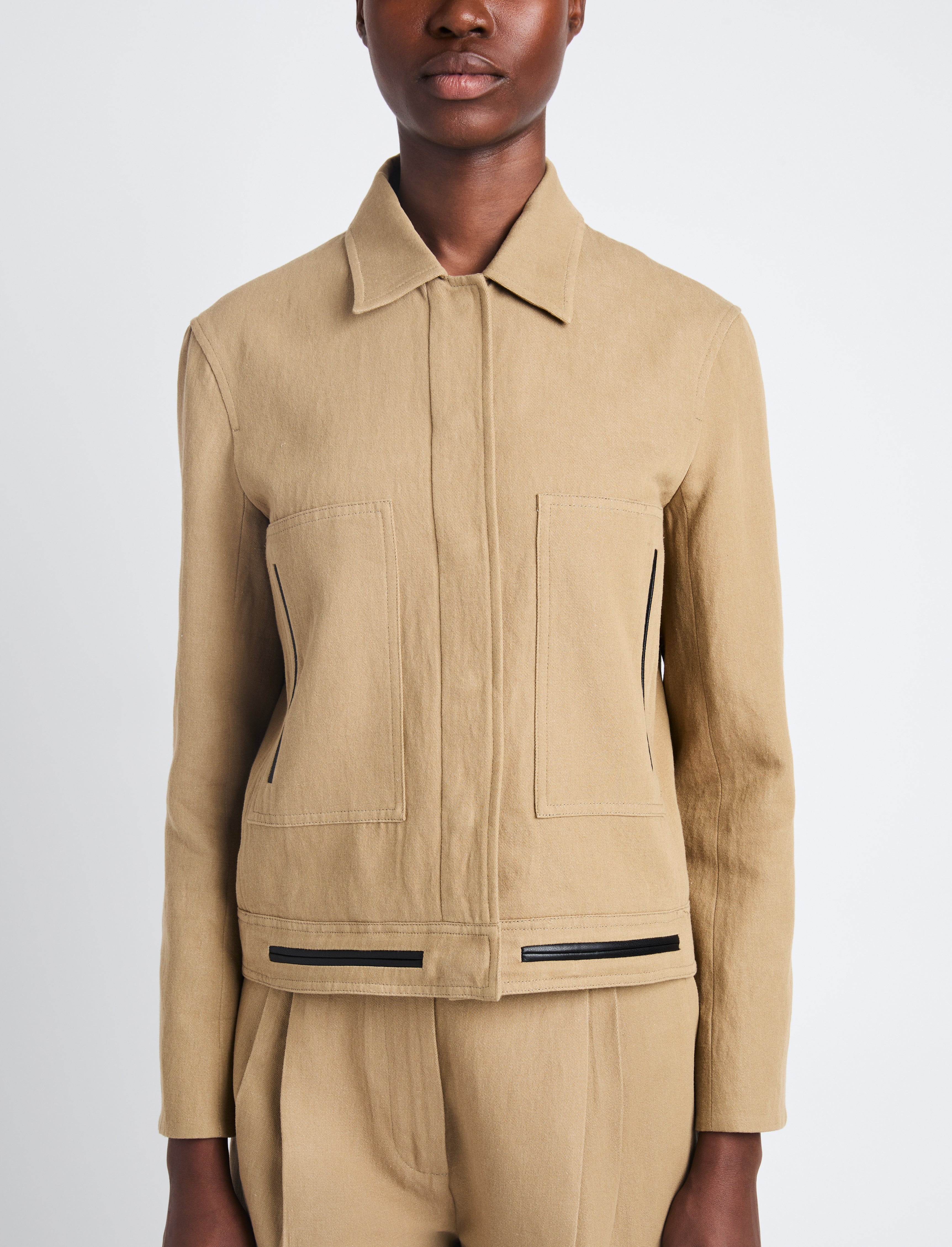 Wiley Jacket in Cotton Linen - 6