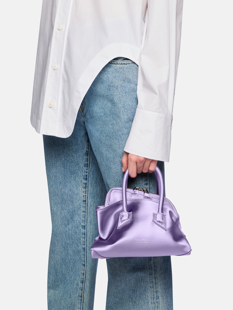 THE ATTICO ''LA PASSEGGIATA MINI'' LILAC TOP HANDLE outlook